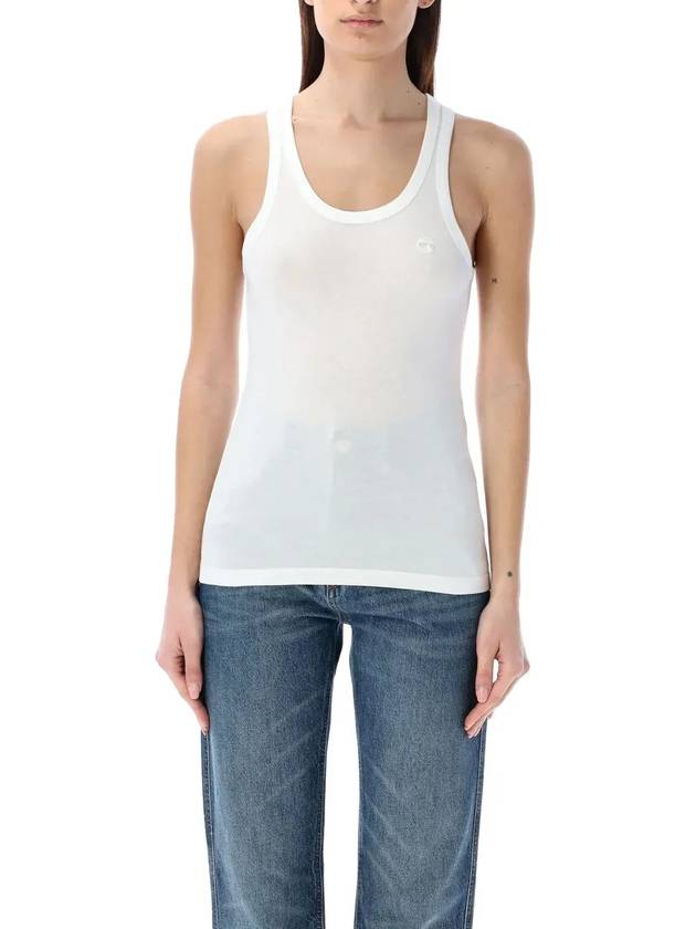 Coperni 민소매 탱크탑 COPJS12571C_WHITE