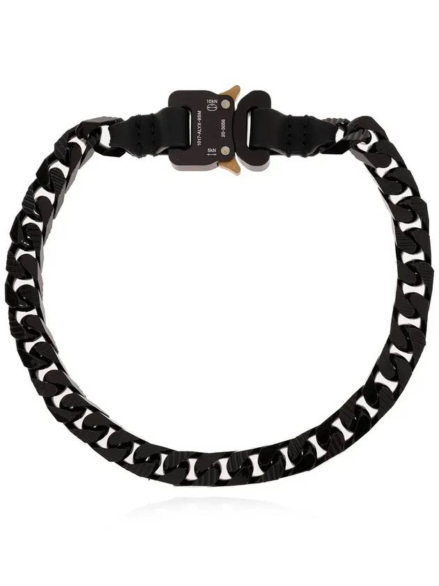 1017 ALYX 9SM 버클 체인 목걸이 AAUJW0253OT01_BLK