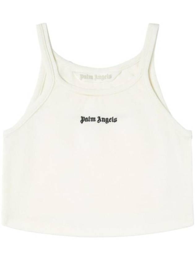 24SS 팜앤젤스 긴팔 티셔츠 PWAD060S24FAB002 0310 WHITE