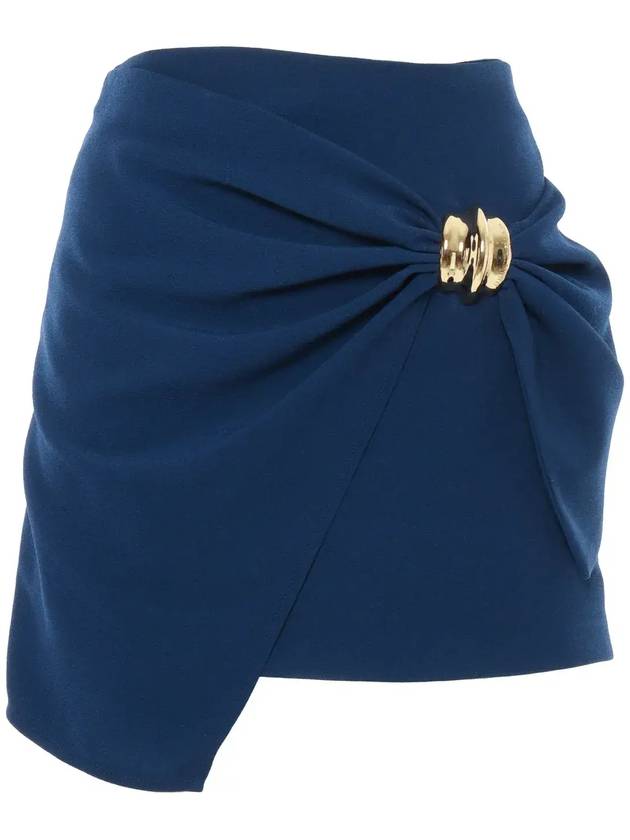 Elisabetta Franchi 플로잉 크레이프 미니스커트 GO07351E2_DC8