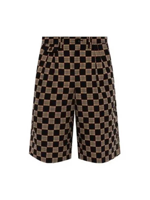 버버리 체커 자카드 테일러드 쇼츠 아카이브 베이지 Burberry Chequer Jacquard Tailored Shorts Archive Beige