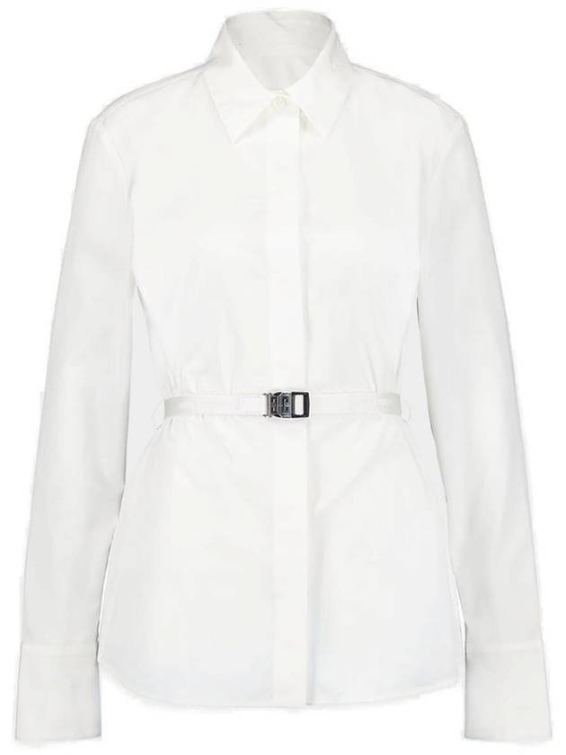 지방시 버클 벨트 칼라 롱슬리브 셔츠
