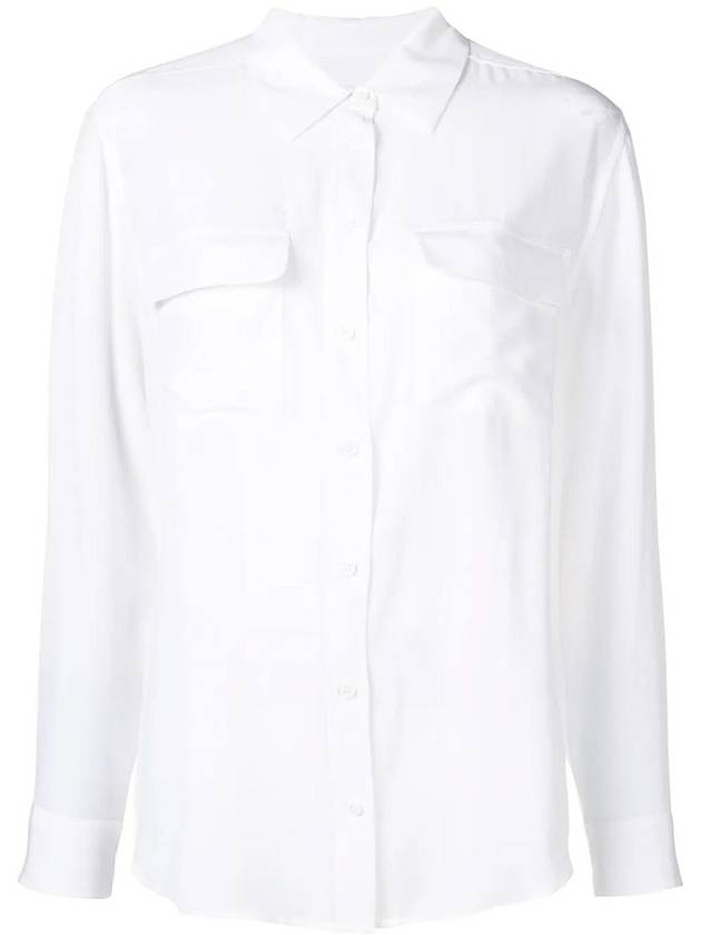 Equipment White Signature Shirt