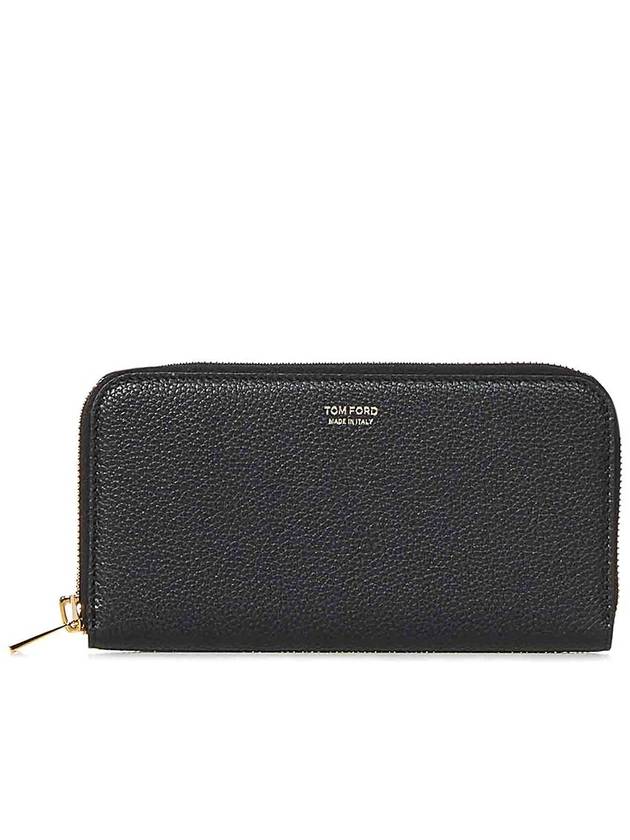Tom Ford Black Grained Leather Wallet