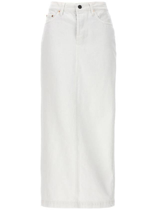 Wardrobe. NYC Denim Midi Skirt
