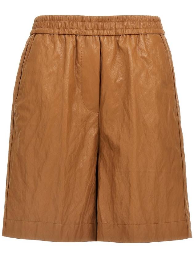 누드 가죽 효과 버뮤다 반바지 1103E25203146