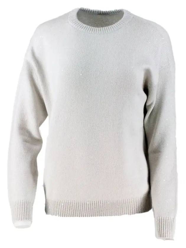 브루넬로 쿠치넬리 캐시미어 니트탑 그레이