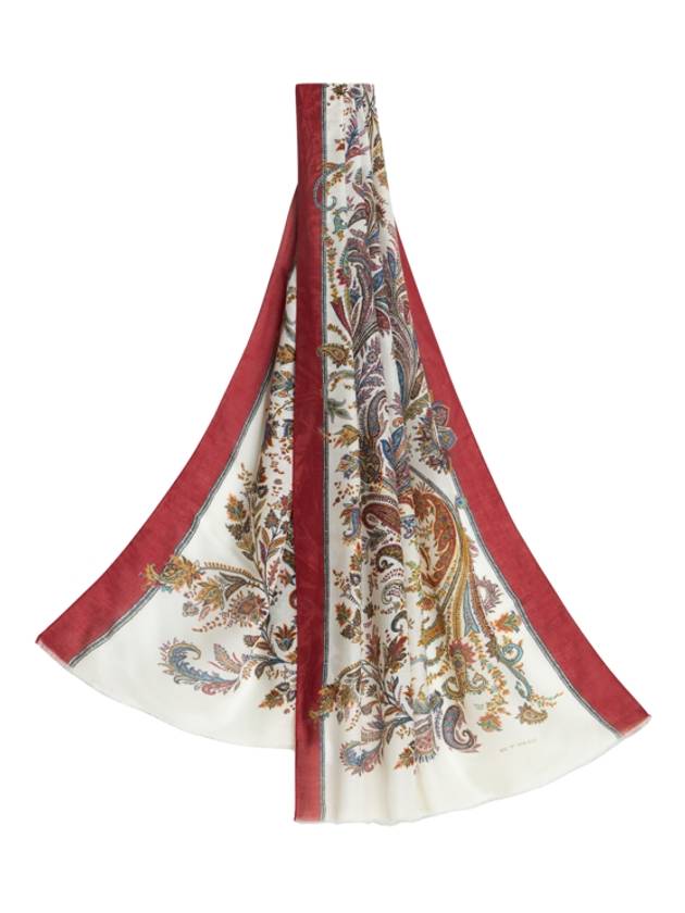 Etro Paisley Cashmere-blend Scarf