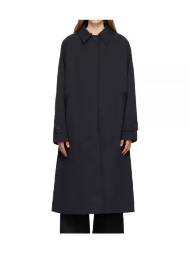 STUDIO NICHOLSON 스튜디오 니콜슨 HOLIN MAC COAT DARKEST NAVY 628 홀린 맥 코트