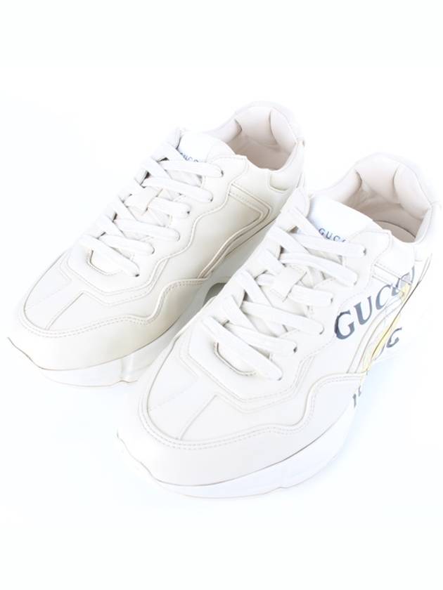 구찌 바나나 로고 라이톤 스니커즈 36.5 235