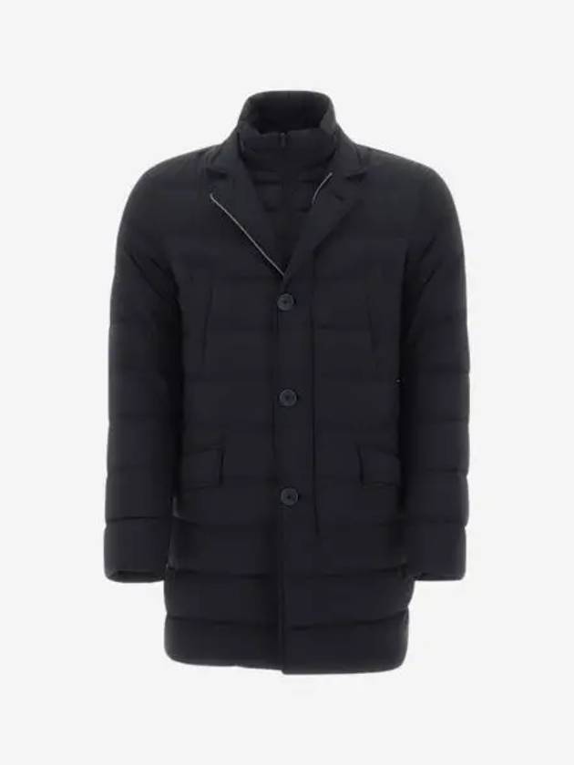 에르노 일 카포토 패디드 트렌치 코트 네이비 블루 Herno Il Cappotto Padded Trench Coats Navy Blue