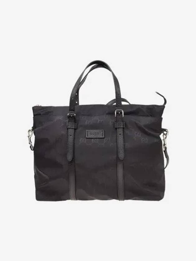 구찌 마이크로 GG 시마 나일론 크로스바디백 블랙 Gucci Micro GG Ssima Nylon Crossbody Bag Black