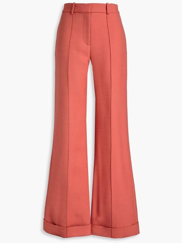 NB07 아담립스 여성 팬츠 Wool and silk blend twill wide leg pants 1647597301649660