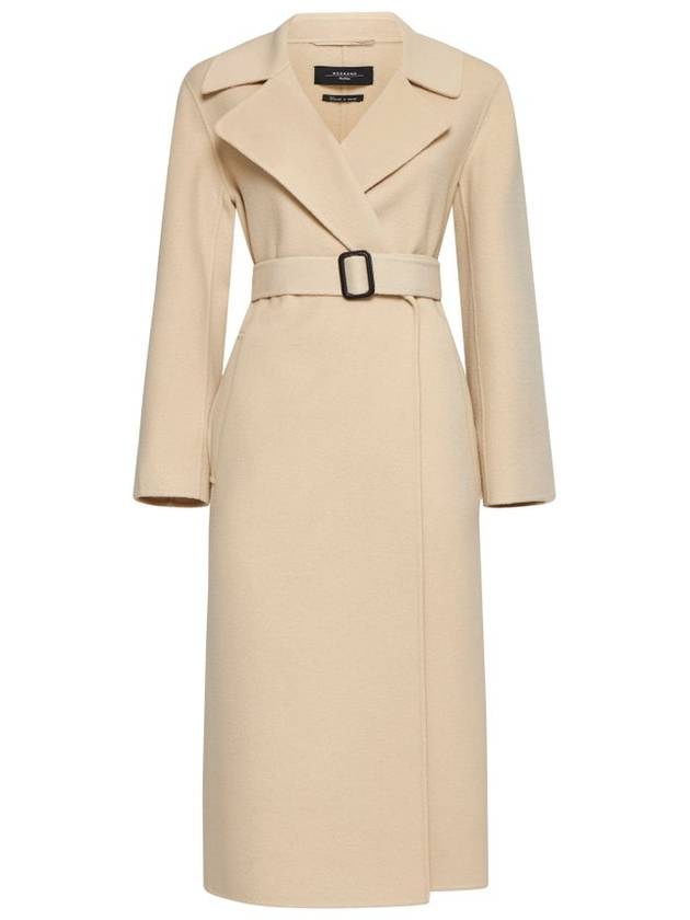 Weekend Max Mara 벨티드 롱 슬리브 코트