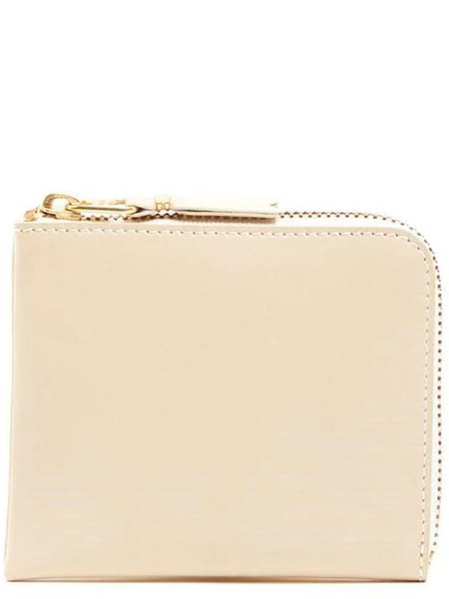 COMME DES GARCONS WALLET & 39 클래식 레더 라인& 39 지갑 SA3100OFFWHITE