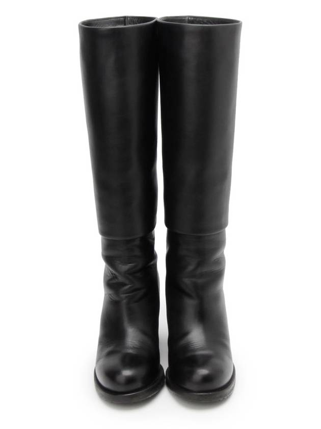 CC 레더 롱부츠 0210hxa