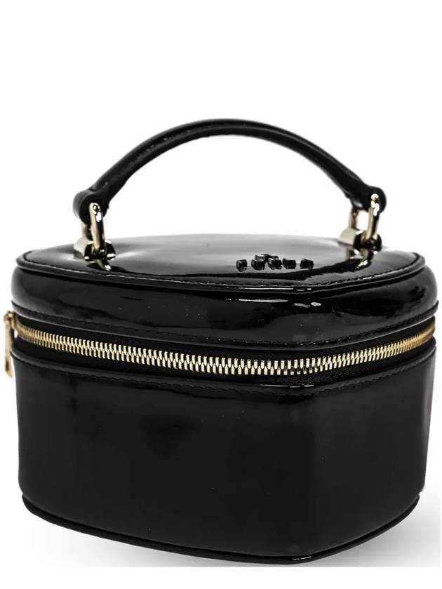 Furla 로고 레터링 쥬얼리 케이스 WE00744BX0246_NERO