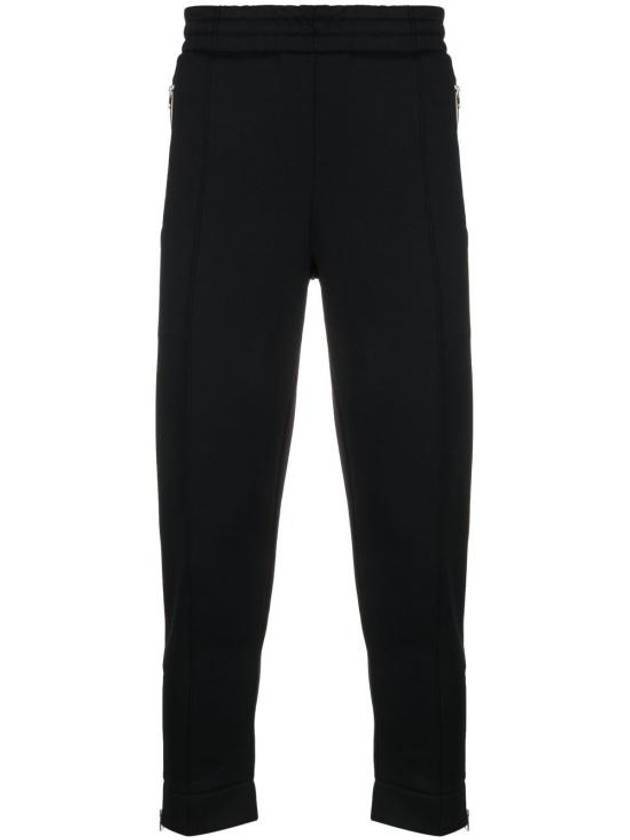 아미 남성 로고 패치 트랙 팬츠 블랙
