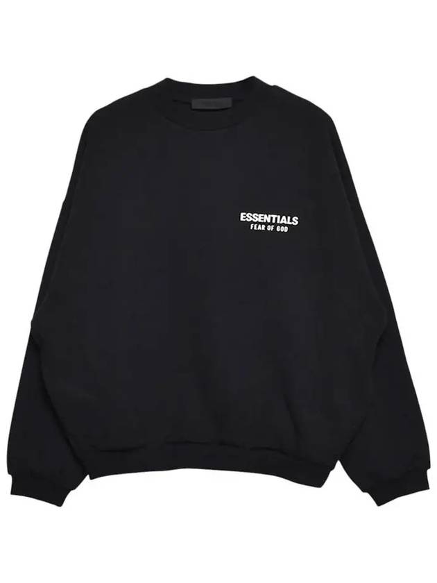 24FW 에센셜 기모 맨투맨 192HO246260F BLACK