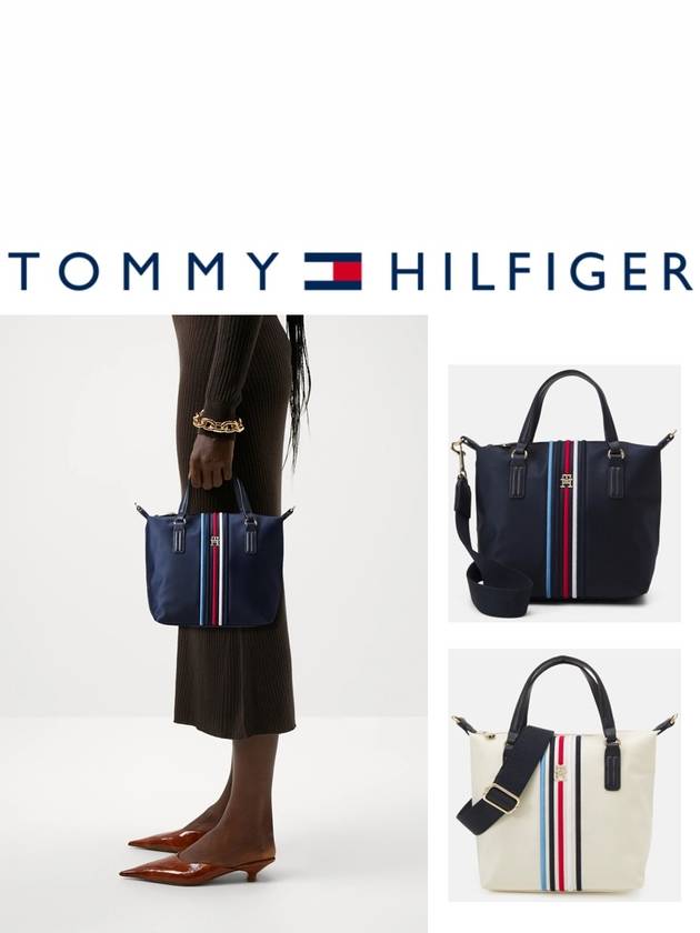 타미힐피거 가방 Poppy 스몰 토트 코프 핸드백
