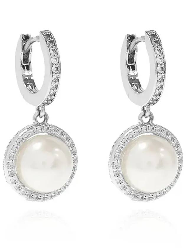 케이트 스페이드 썸싱 스파클리 스페이드 허기스 이어링 K52620_CREAMSILVER