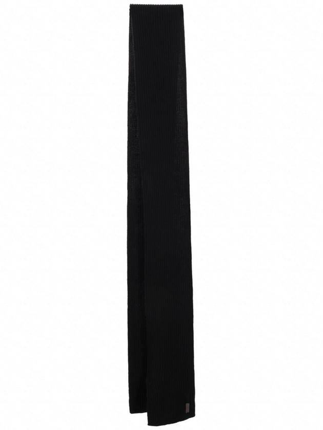 Ann Demeulemeester 클래식 로고 플라크 스카프 Ann Demeulemeester Classic Logo Plaque Scarf