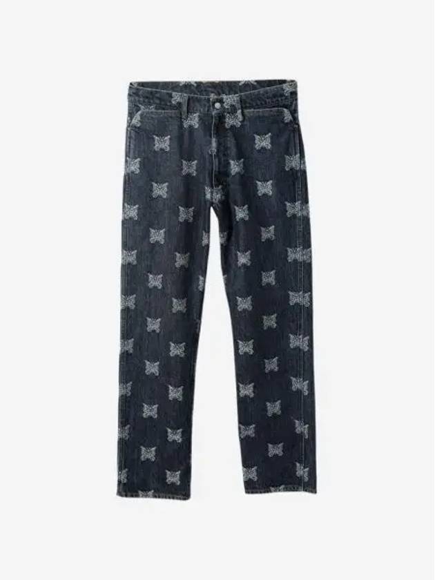 니들스 스트레이트 진 빠삐용 데님 인디고 13온즈 Needles Straight Jean Papillon Denim Indigo 13 oz.