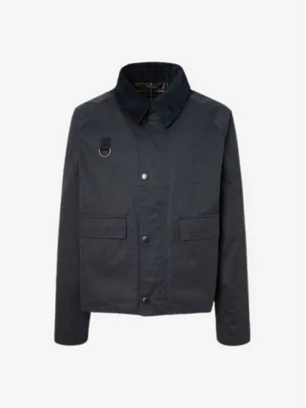 바버 OS 스페이 캐주얼 논왁스 자켓 네이비 Barbour OS Spey Casual Non Wax Jacket Navy