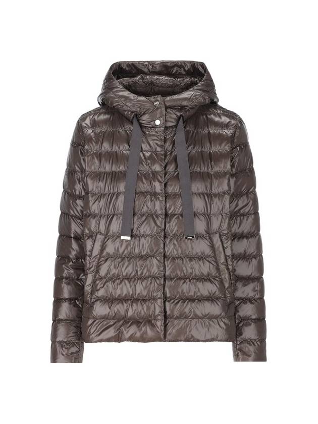 Herno 퀼팅 후드 드로스트링 패딩 재킷