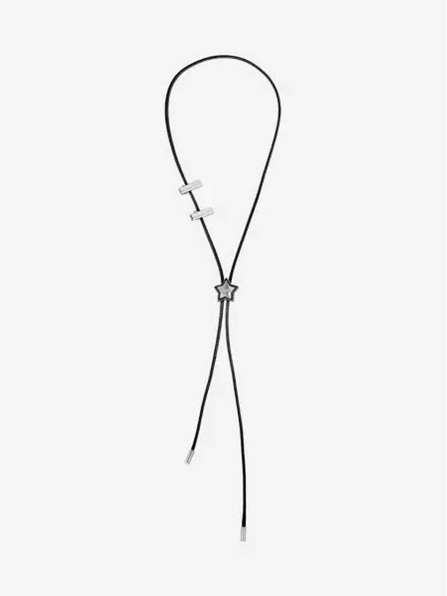 센티멍 넘버 482 스타 코드 락 네크리스 실버 블랙 Sentiments No.482 Star Code Lock Necklace Silver Black