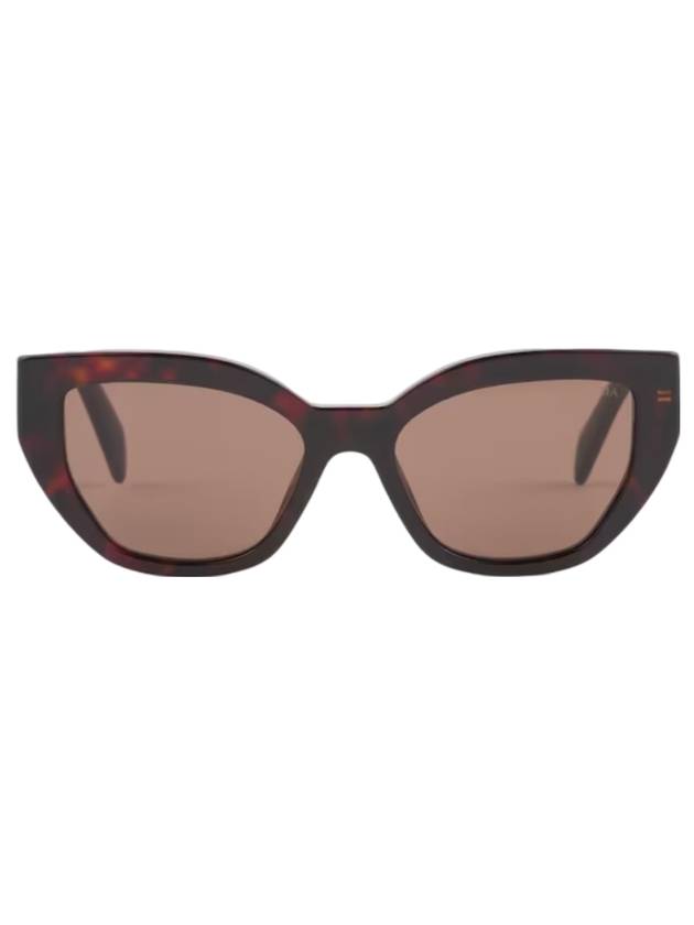 프라다 아이웨어 로고 브라운 편광 렌즈 선글라스 브라운