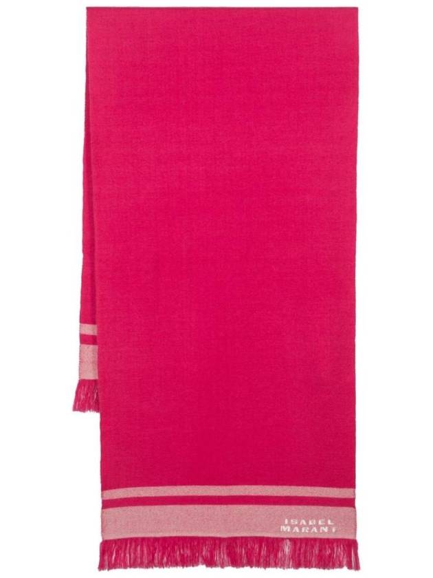 이자벨마랑 로고 자수 니트 스카프 EC028XFAA3C25A