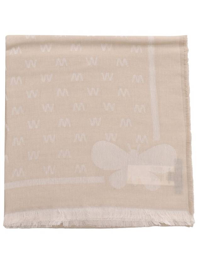 Weekend Max Mara 올오버 패턴 프린지 엣지 스카프