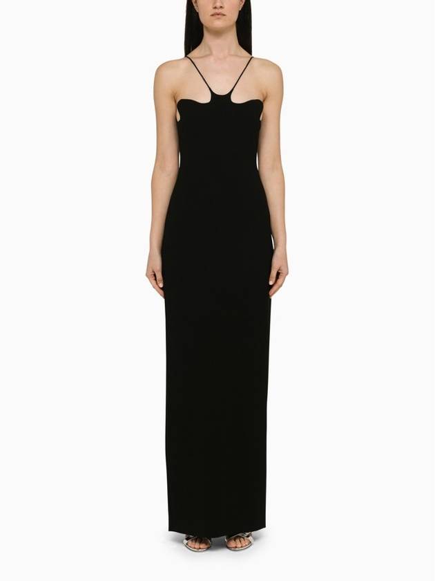 Black Long Dress With Slit