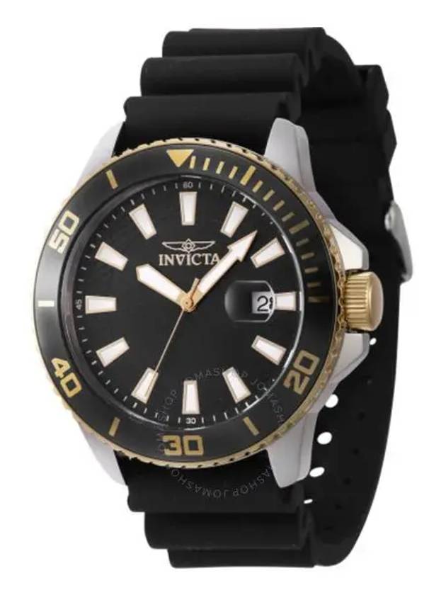 4183207 Invicta Pro Diver Quartz Date Black Dial Mens Watch