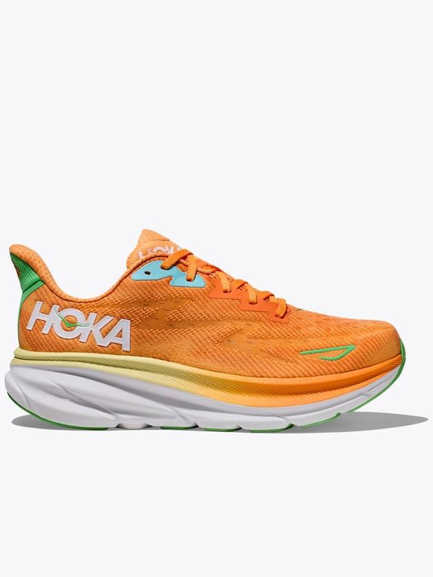 호카 오네오네 남성 클리프톤 9 와이드 러닝화 등산화 운동화 Solar Flare