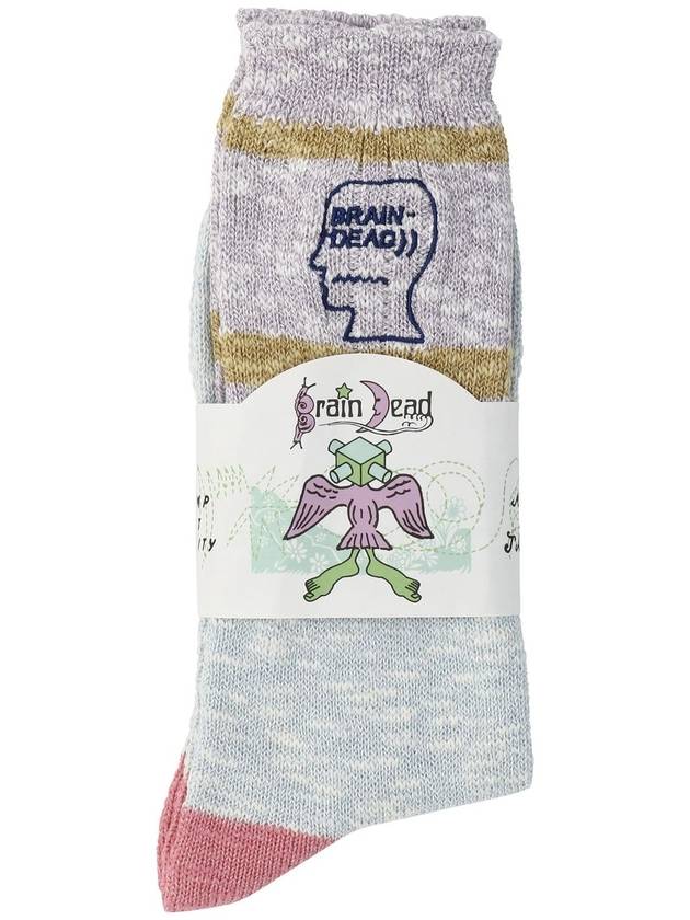 Brain Dead - Slub 2 Stripes Socks