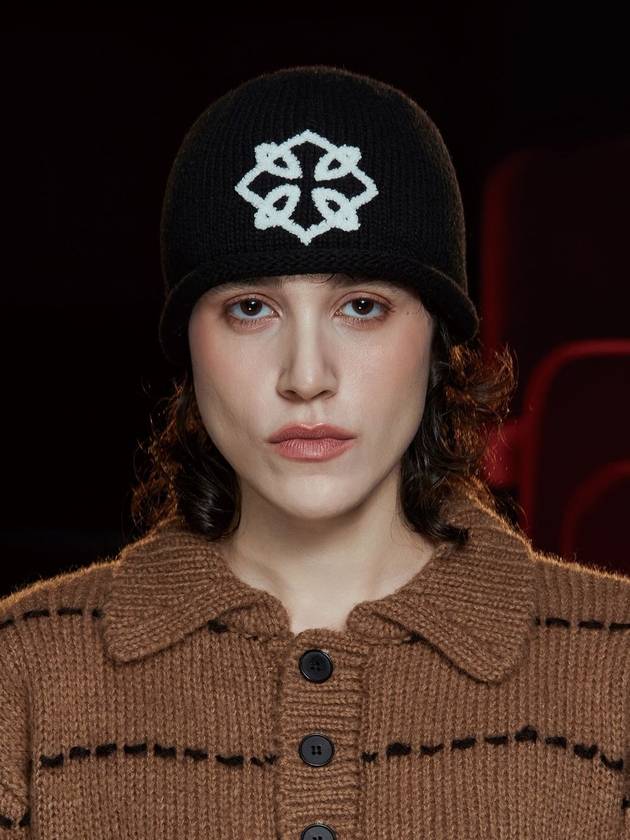 심볼 울 비니 블랙