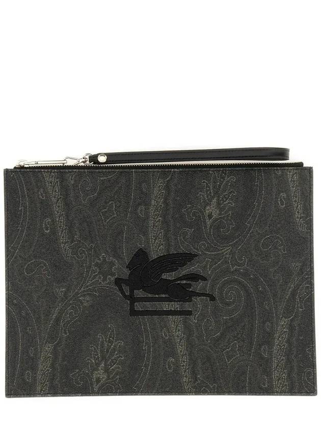 Etro 페이즐리 자카드 지퍼 클러치백 MP2C0006AA012_N0000