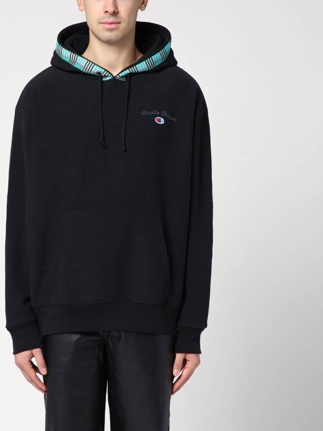 Champion Black Campion X Angelo Baque Hoodie