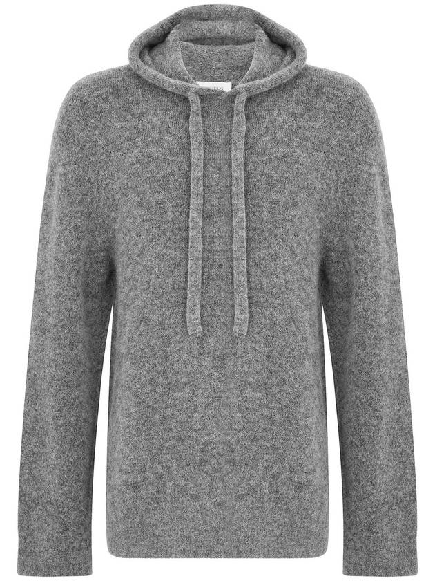 Laneus Gray Wool Hoodie