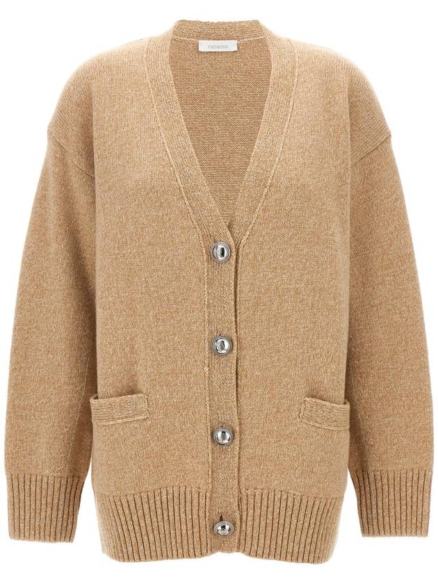 PACO RABANNE 24AMPU288ML0287V929 로고 버튼 가디건