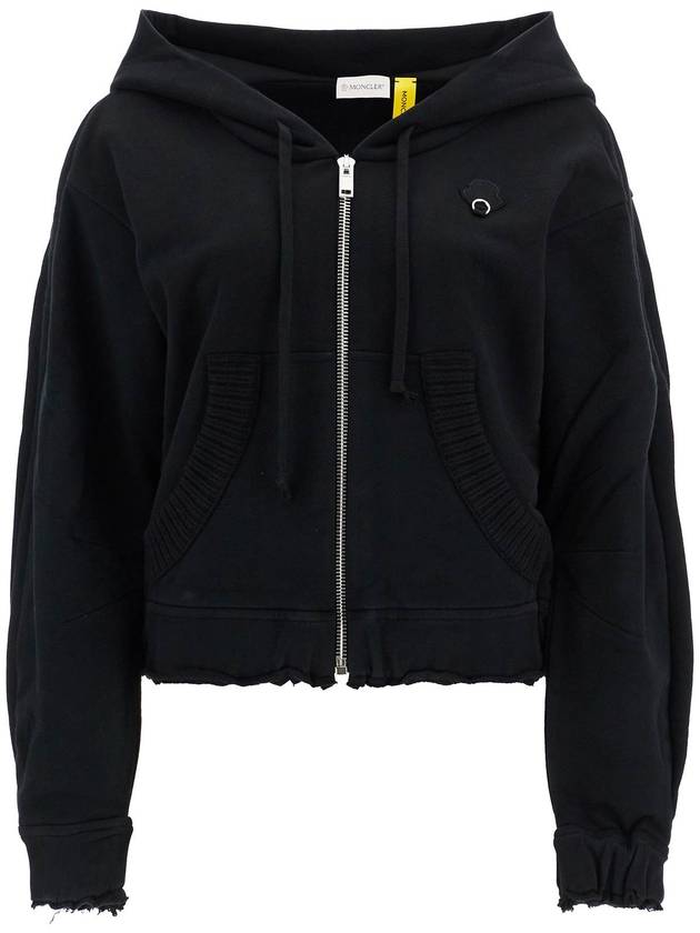 몽클레르 X 윌로우 스미스 아이릿 코튼 후드집업 블랙