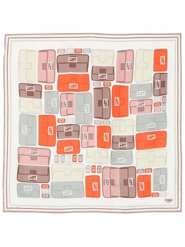 펜디바게트 풀라드 스카프 오렌지