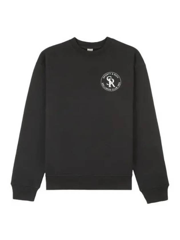 스포티 앤 리치 S&R 크루넥 페이디드 블랙 Sporty & Rich S&R Crewneck Faded Black