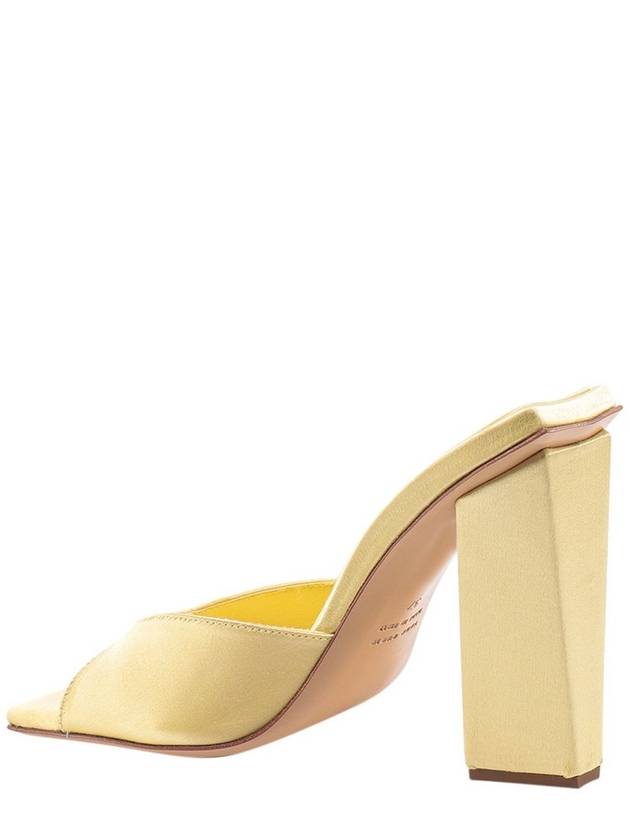 GIA BORGHINI Rosie 14 스퀘어 토 새틴 샌들 GIA BORGHINI Rosie 14 Square Toe Satin Sandals