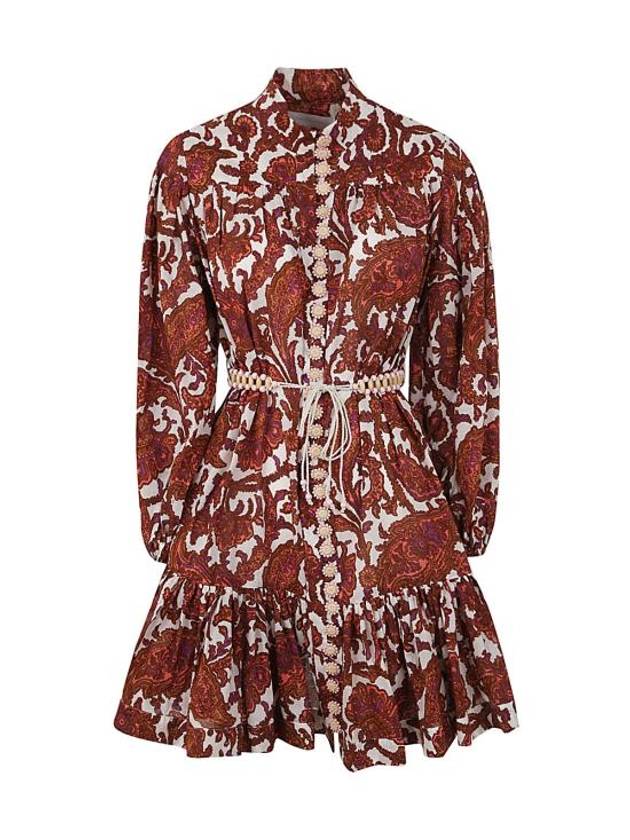 23SS 짐머만 미니 원피스 5279DTIG CPA CORAL PAISLEY