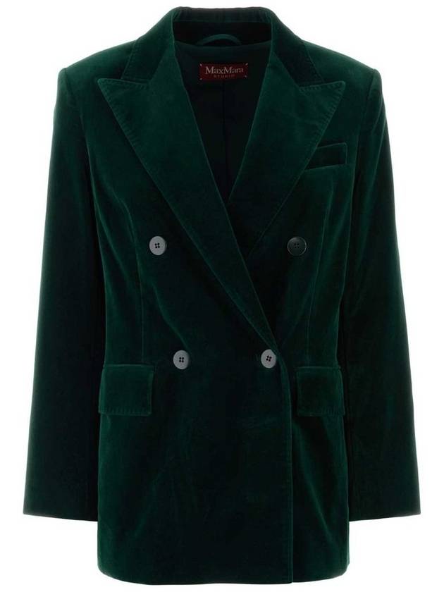 Max Mara Studio Digione 더블브레스트 롱슬리브 재킷