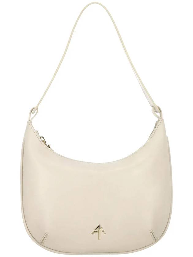 마누 아틀리에 로고 플라크 미니 숄더백 2025168_ECRU