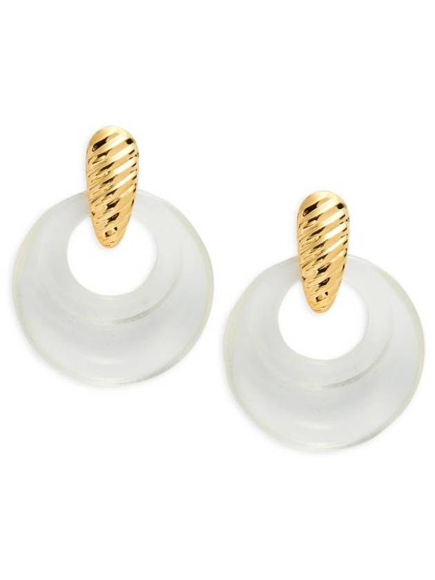 22K 금도금 도어노커 드롭 이어링 22K Goldplated Doorknocker Drop Earrings